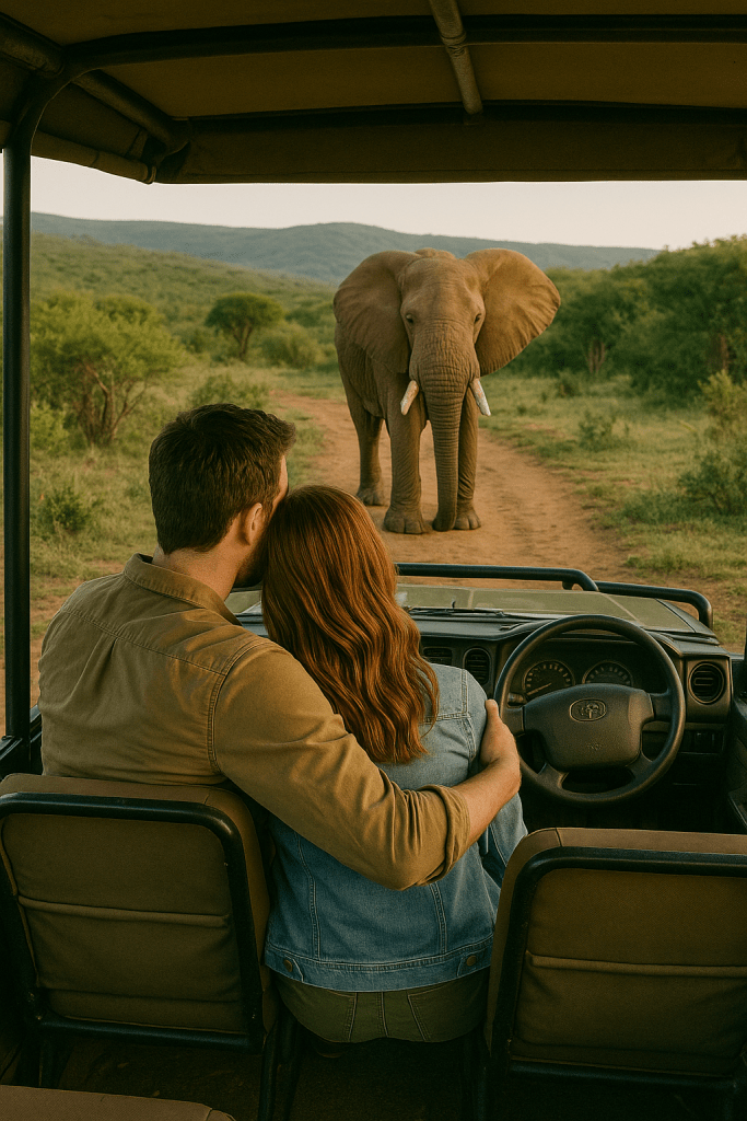 coppia-in-viaggio-di-nozze-in-sudafrica-in-safari