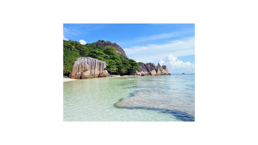 Viaggio romantico alle Seychelles in resort sulla spiaggia